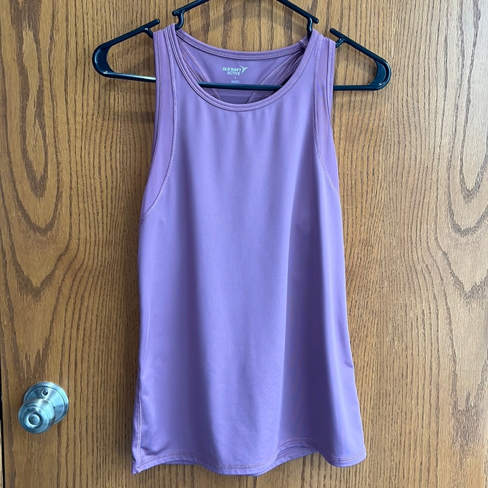 Mauve/purple workout tank